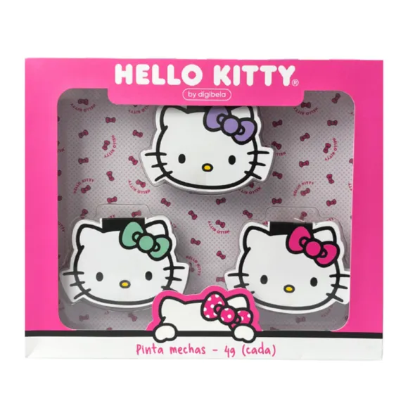 Kit 3 Pinta Mecha Misto Hello Kitty