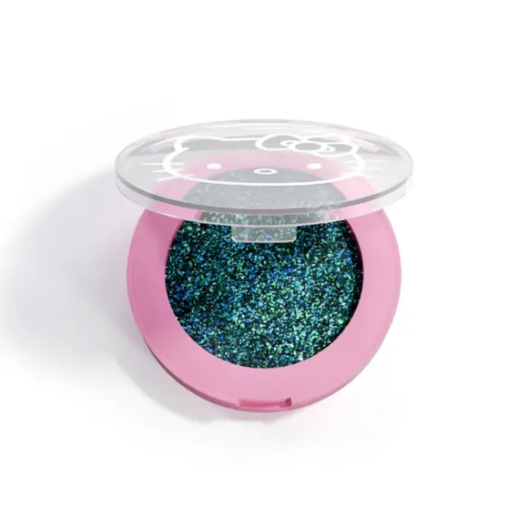Sombra Com Glitter Blue Hello Kitty