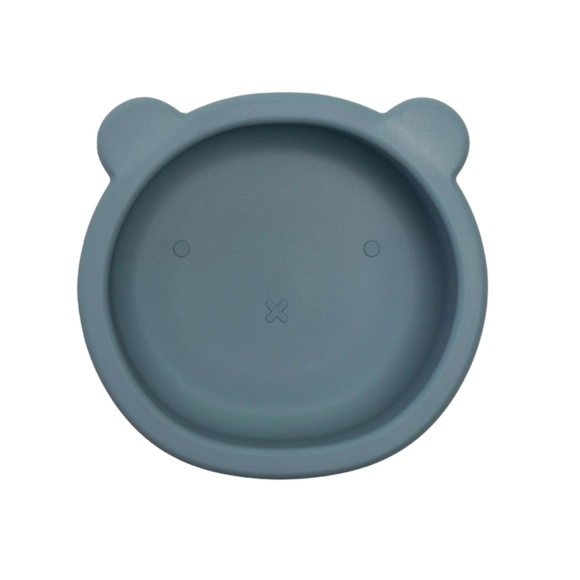 Bowl De Silicone Com Ventosa Ursinho Azul Infanti