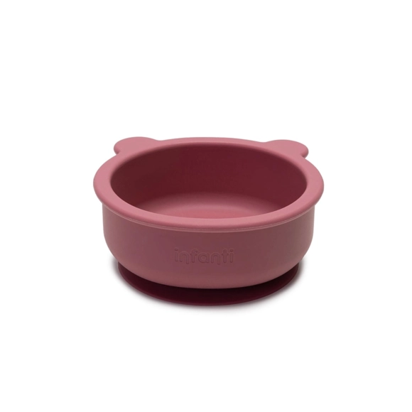 Bowl De Silicone Com Ventosa Ursinho Rosa Infanti