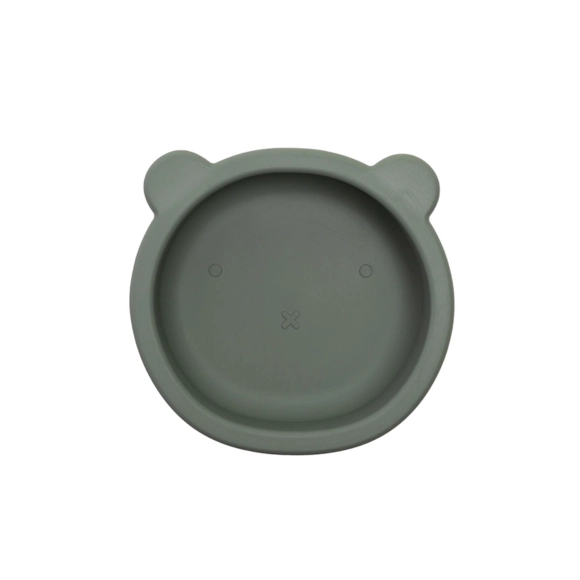 Bowl De Silicone Com Ventosa Ursinho Verde Infanti