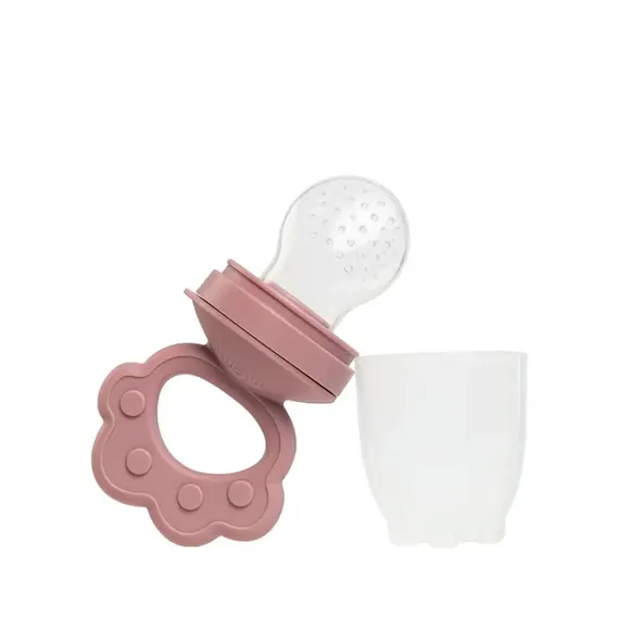Alimentador De Silicone Com 3 Bicos Rosa Infanti