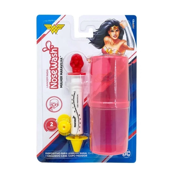 Seringa De Lavagem Nasal Heróis Mulher Maravilha Nosewash