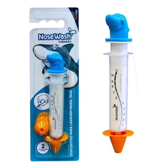 Seringa Para Lavagem Nasal Tubarão Nosewash