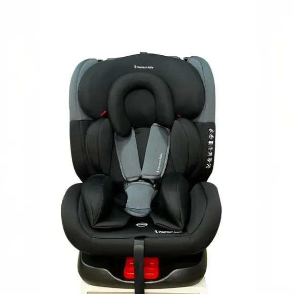 Cadeira Auto Prime 360 Isofix 0 A 36kg Black Preto Premium Baby