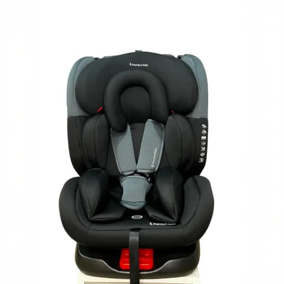 Cadeira Auto Prime 360 Isofix 0 A 36kg Black Preto Premium Baby