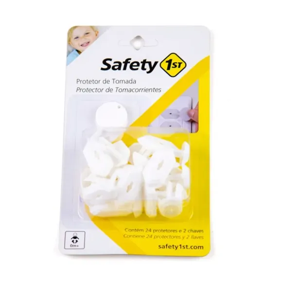 Kit 24 Protetores De Tomada Safety