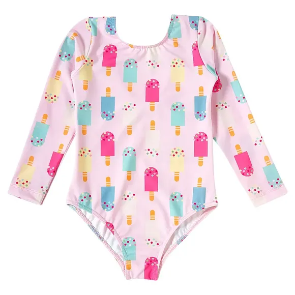 Body Praia Toddler Picolé Elastano Proteção Uv 50+ Tip Top