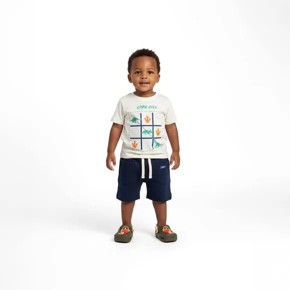 Camiseta Kids Game Over Meia Malha Tip Top