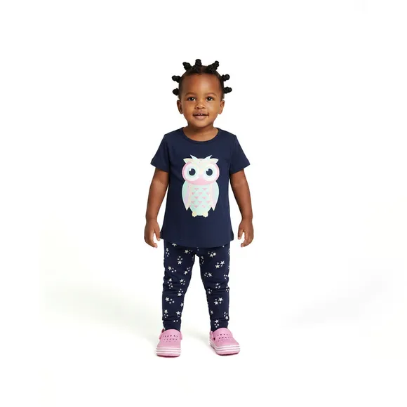 Calça Legging Toddler Estrelinhas Cotton Tip Top