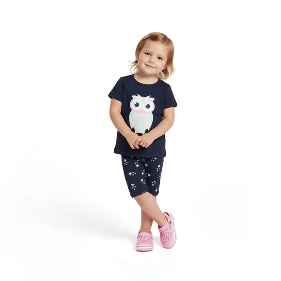Shorts Toddler Estrelinhas Cotton Tip Top
