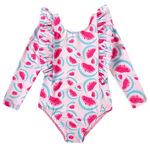 Body Praia Kids Melancia Lycra Proteção Uv 50+ Tip Top