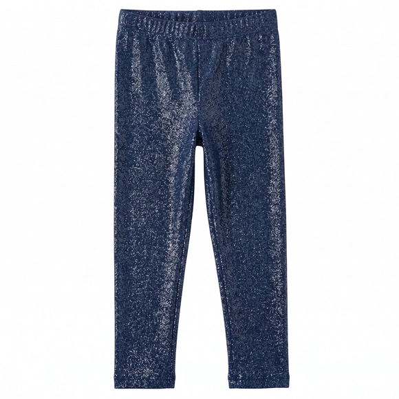 Calça Legging Kids Marinho Malha Tip Top