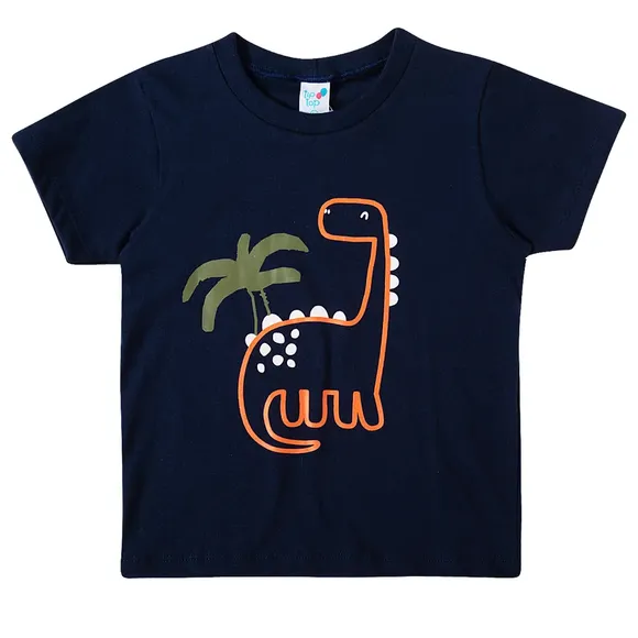 Camiseta Kids Dino Meia Malha Tip Top