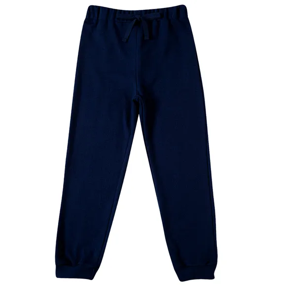 Calça Kids Marinho Moletinho Tip Top