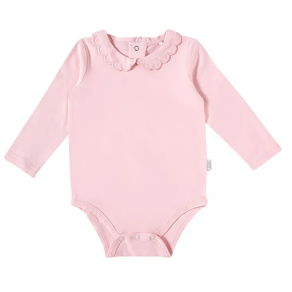 Body Manga longa Bebê Malha Com Elastano Tip Top