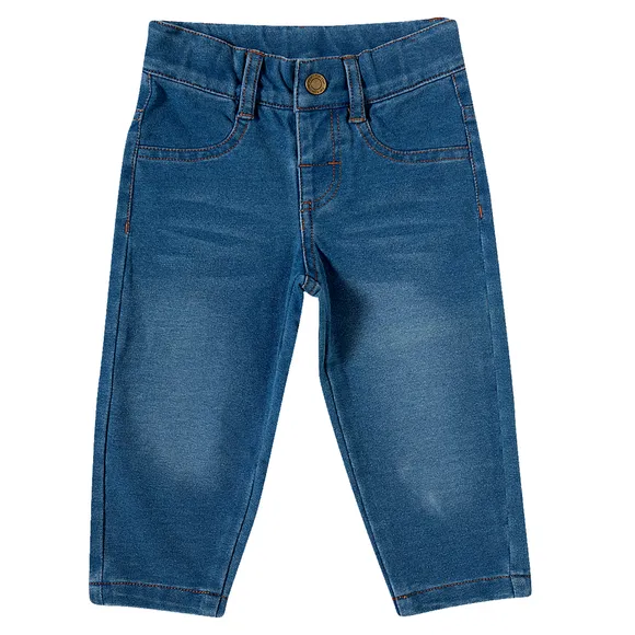 Calça Bebê Malha Jeans Tip Top