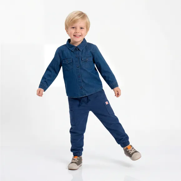 Calça Toddler Moletom Tip Top