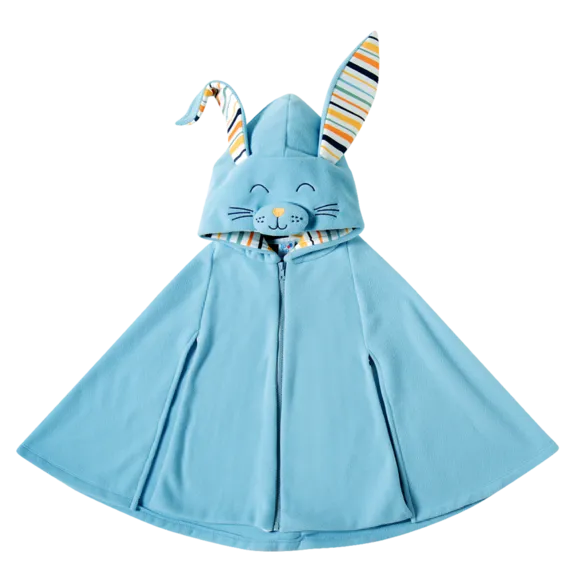 Blusão Poncho Infantil Coelhinho Da Páscoa Soft Tip Top