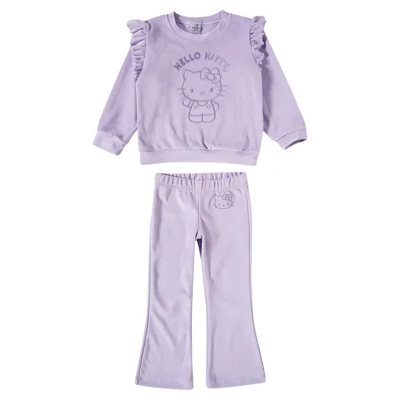 Conjunto Comprido Toddler Hello Kitty Plush Tip Top
