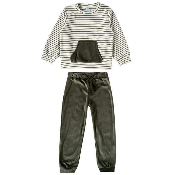 Conjunto Comprido Kids Plush Tip Top