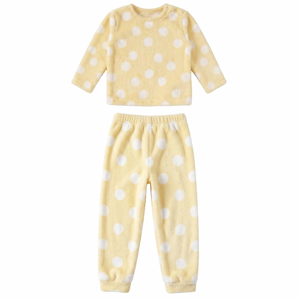 Pijama Longo Com Bolinhas Kids Fleece Glow Brilha No Escuro Tip Top