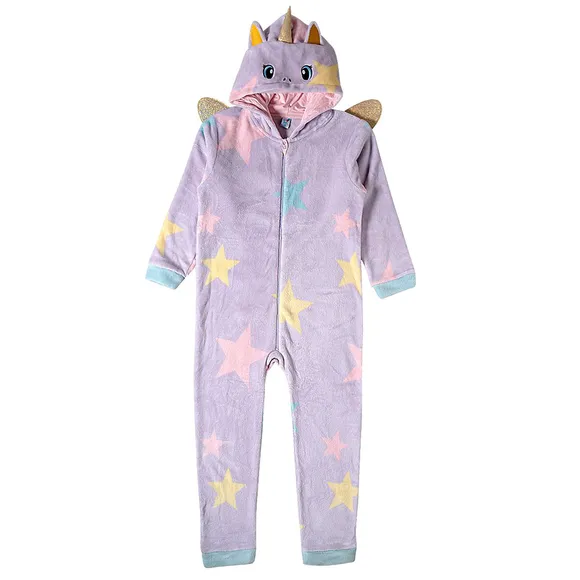 Macacão Lilás Kids Peludinhos Unicórnio Tip Top