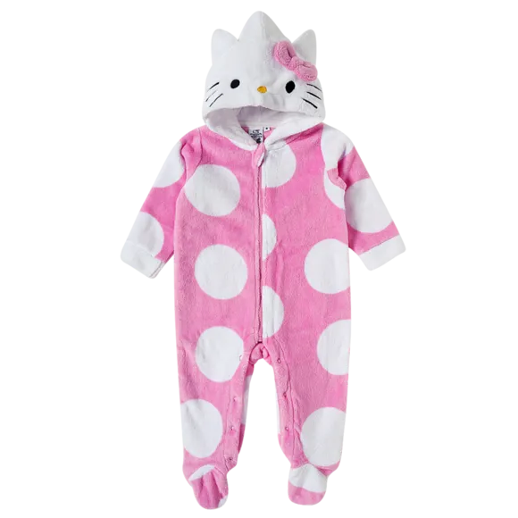 Macacão Bebê Peludinhos Hello Kitty Tip Top