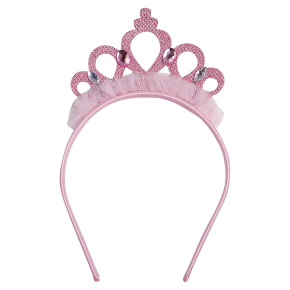 Tiara Coroa Rosa Tip Top