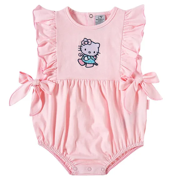 Banho De Sol Bebê Hello Kitty Meia Malha Tip Top