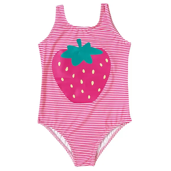 Maiô Praia Juvenil Morango Lycra Print Proteção Uv 50+ Tip Top