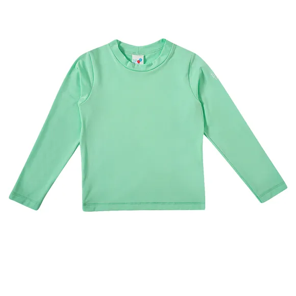 Camiseta Praia Manga Longa Lisa Juvenil Lycra Proteção Uv 50+ Tip Top