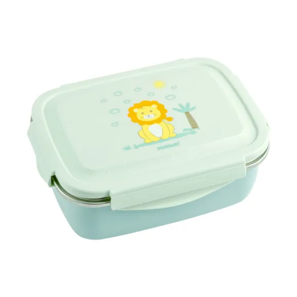 Bento Box Com Divisória 550ml Leão Pimpolho