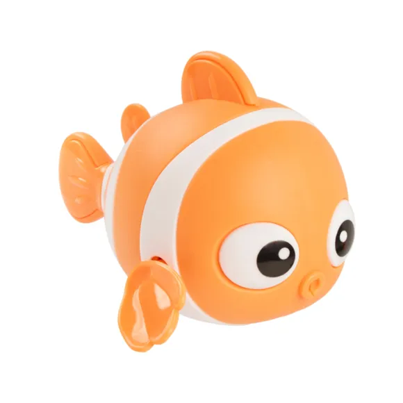 Brinquedo De Banho De Dar Corda Peixe Laranja Pimpolho