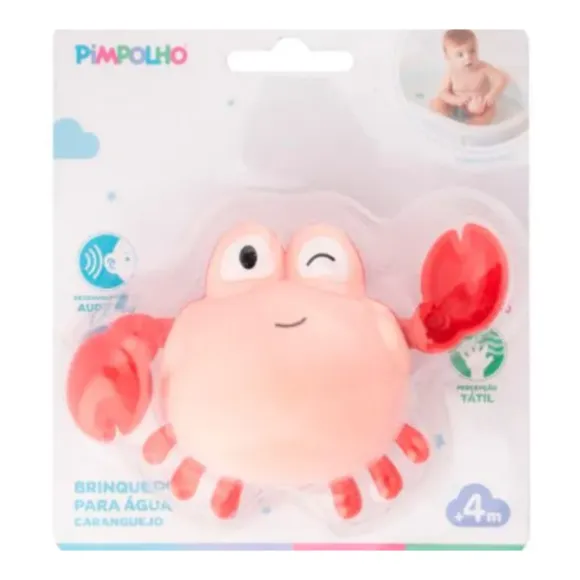 Brinquedo De Banho De Dar Corda Caranguejo Pimpolho