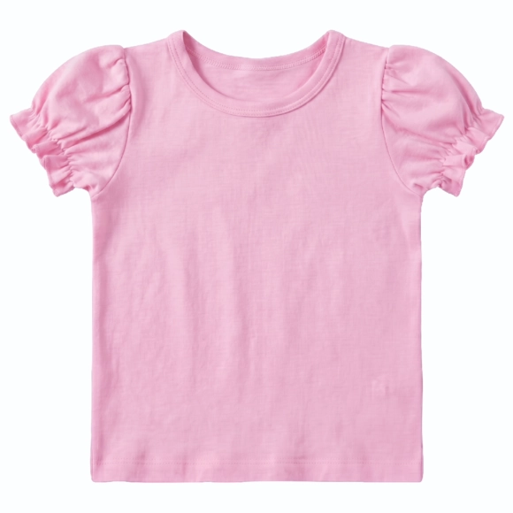 Blusa Manga Curta Toddler Básica Suedine Tip Top