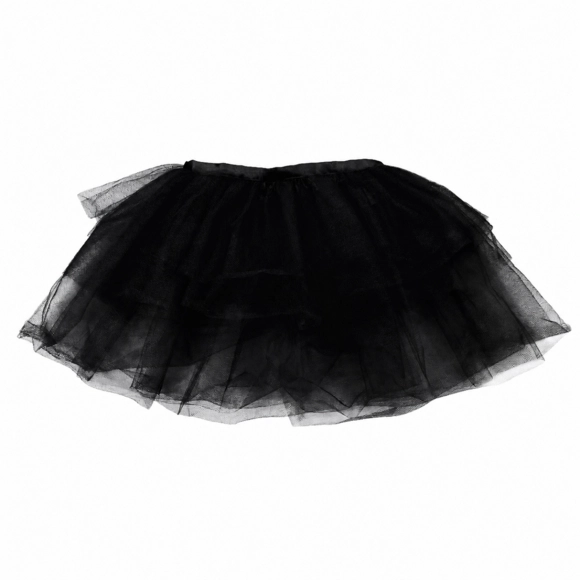 Saia Preta Tule Fantasia Infantil Tip Top