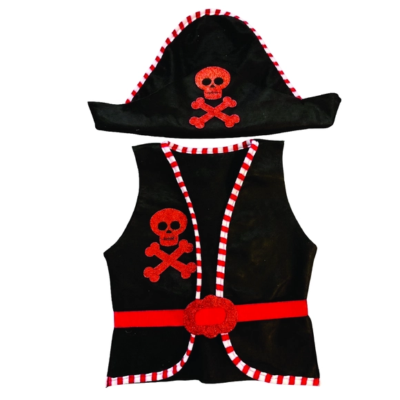 Fantasia Colete E Chapéu Pirata Bebê Tip Top