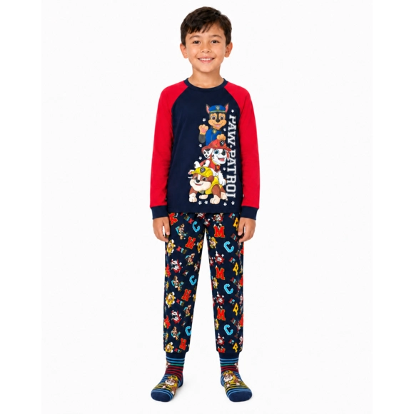Pijama Longo Kids Patrulha Canina Viscolycra Brilha No Escuro Tip Top