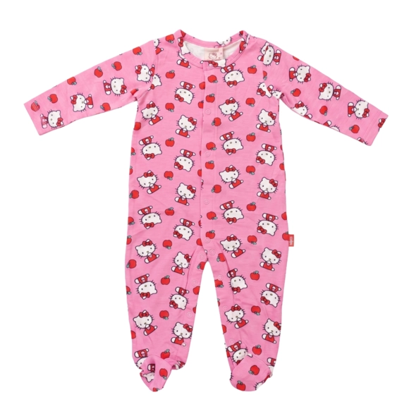 Pijama Macacão Bebê Hello Kitty Viscolycra Toque Especial Tip Top