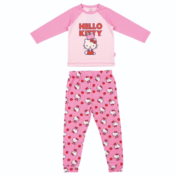Pijama Longo Kids Hello Kitty Viscolycra Toque Especial Tip Top