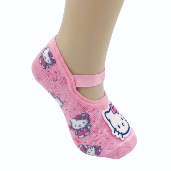 Meia Sapatilha Hello Kitty Atoalhada Tip Top