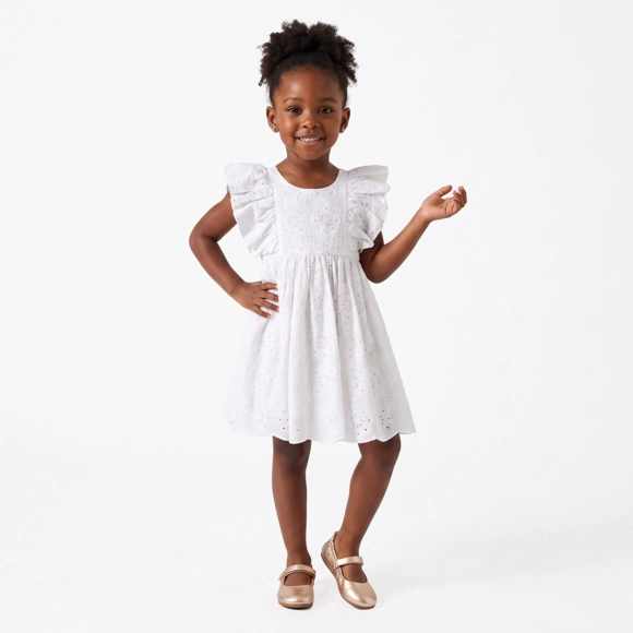 Vestido Sem Manga Kids Festivo Laise Tip Top