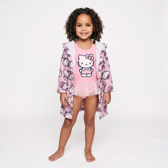 Roupão Toddler Hello Kitty Atoalhado Tip Top