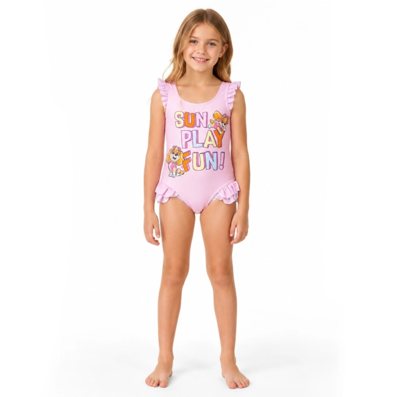 Maiô Praia Kids Patrulha Canina Elastano Proteção Uv 50+ Tip Top