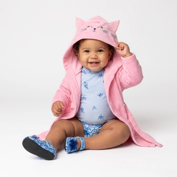Roupão Toddler Gatinha Atoalhado Tip Top