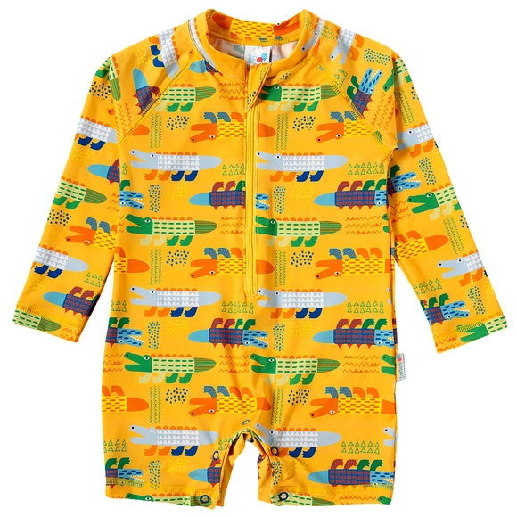 Macaquinho Praia Toddler Crocodilo Elastano Proteção Uv 50+ Tip Top
