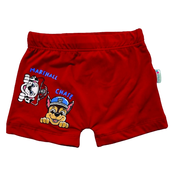 Shorts Praia Toddler Patrulha Canina Lycra Proteção Uv 50+ Tip Top