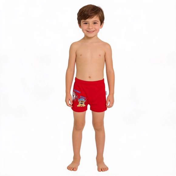 Shorts Praia Kids Patrulha Canina Lycra Proteção Uv 50+ Tip Top