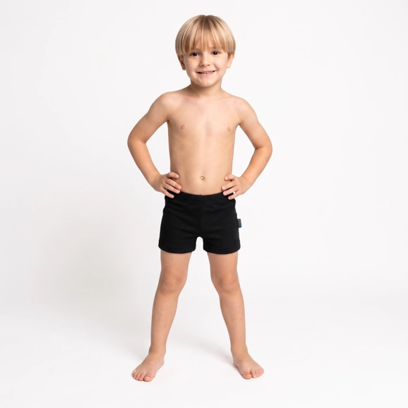 Shorts Praia Liso Kids Lycra Trabalhada Proteção Uv 50+ Tip Top